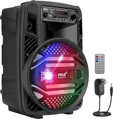 Pyle Portable Bluetooth PA Speaker System – 300W Rechargeable Outdoor Bluetooth