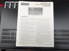 Altec Lansing 1707B Mixer / Power Amplifier NOS (NEW OLD STOCK)