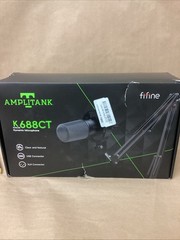 Fifine K688CT AmpliTank Dynamic USB XLR Microphone Kit with BoomArm