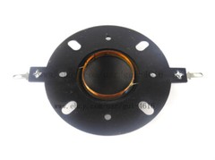 10PCS 25.5mm Voice coil Black Horn Tweeter Silk Diaphragm Film Treble 8OHM 25.4