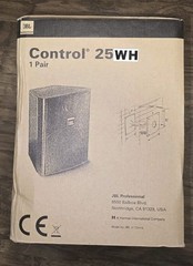 New 2x JBL Control Contractor Series 25 Indoor/Outdoor Speakers – White (Pair)