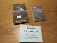 Rhodes SN-U01-07R ELECTRIC GUITAR Sound Library Card PCM Data Rom