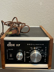 dbx 117 Decilinear 2-Ch Analog Dynamic Range Processor Compressor/Expander RCA
