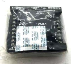 New Sealed Bogen VAR1 Voice-Activated Relay S/N: 191300008