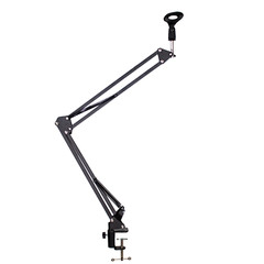 ChromaCast 38″ Adjustable Boom Mic Suspension Scissors Desk Microphone Stand