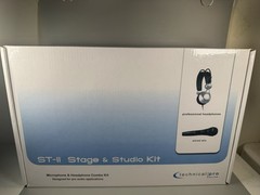 Technical Pro ST-II Studio Kit MK-G66 Mic HP-20 Headphones Open Box