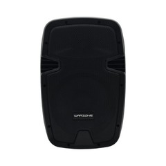 Warzone WDP25T 1500W PA System + 2x Adjustable Speaker Stands Bundle