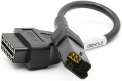 OBD2 OBDII Diagnostic Cable Adaptor 4 Pin to 16 Pin Compatible with Ducati