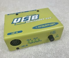 Midiman MIDISPORT 2×2 USB MIDI Interface Desktop MIDI I/O MIDI Thru Studio