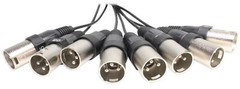 Rockville SX810 8 Channel 10 Foot XLR Snake (Female to Male) Connectors