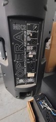 OPERA High Efficiency Series MK2 Powered Speakers, 15″ Subwoofers. Made in ITALY