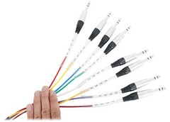 Rockville SQ806 8 Channel 6 Foot 1/4″ TRS Snake Cable (Male to Male)