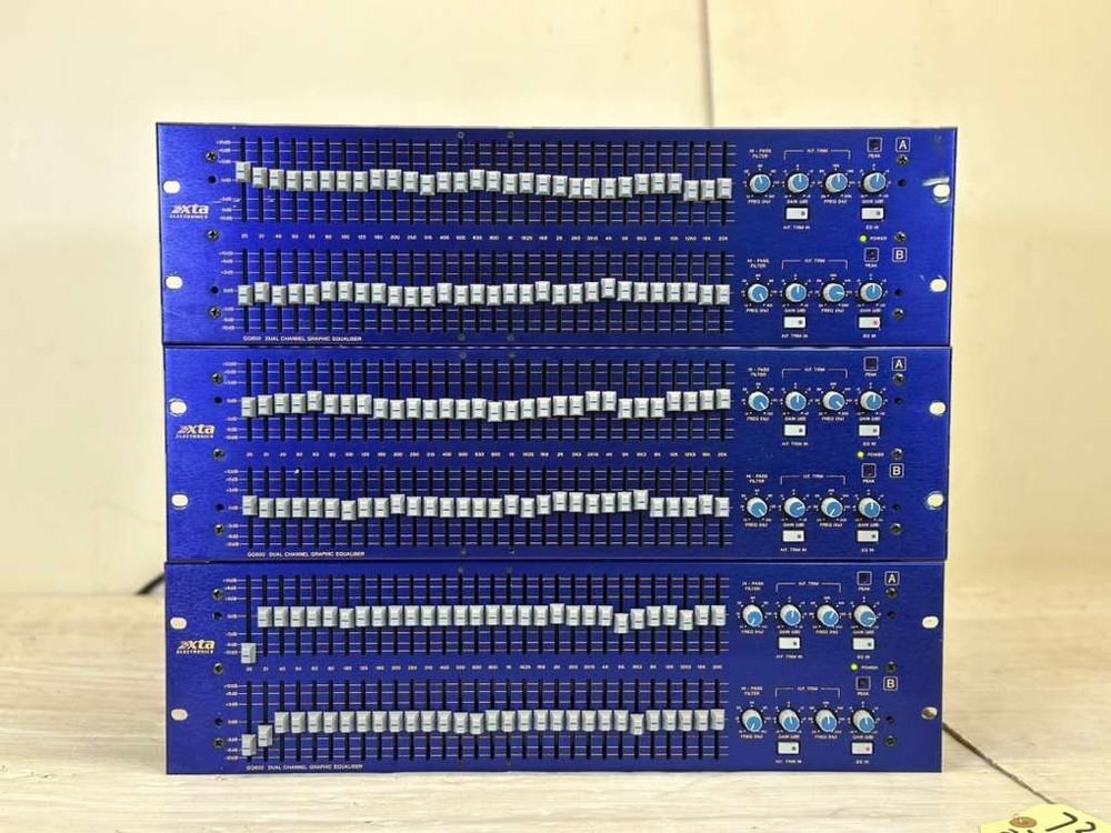 XTA GQ600 DUAL CHANNEL GRAPHIC EQUALIZER #7319 (ONE) THS