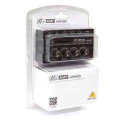 Behringer MicroAMP HA400 4-Channel Small Headphone Amplifier 120V US IEC Plug