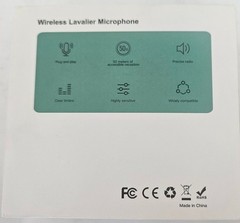 Wireless Lavalier Microphone J6 With Charging Box & 2.4G Noise Cancellation