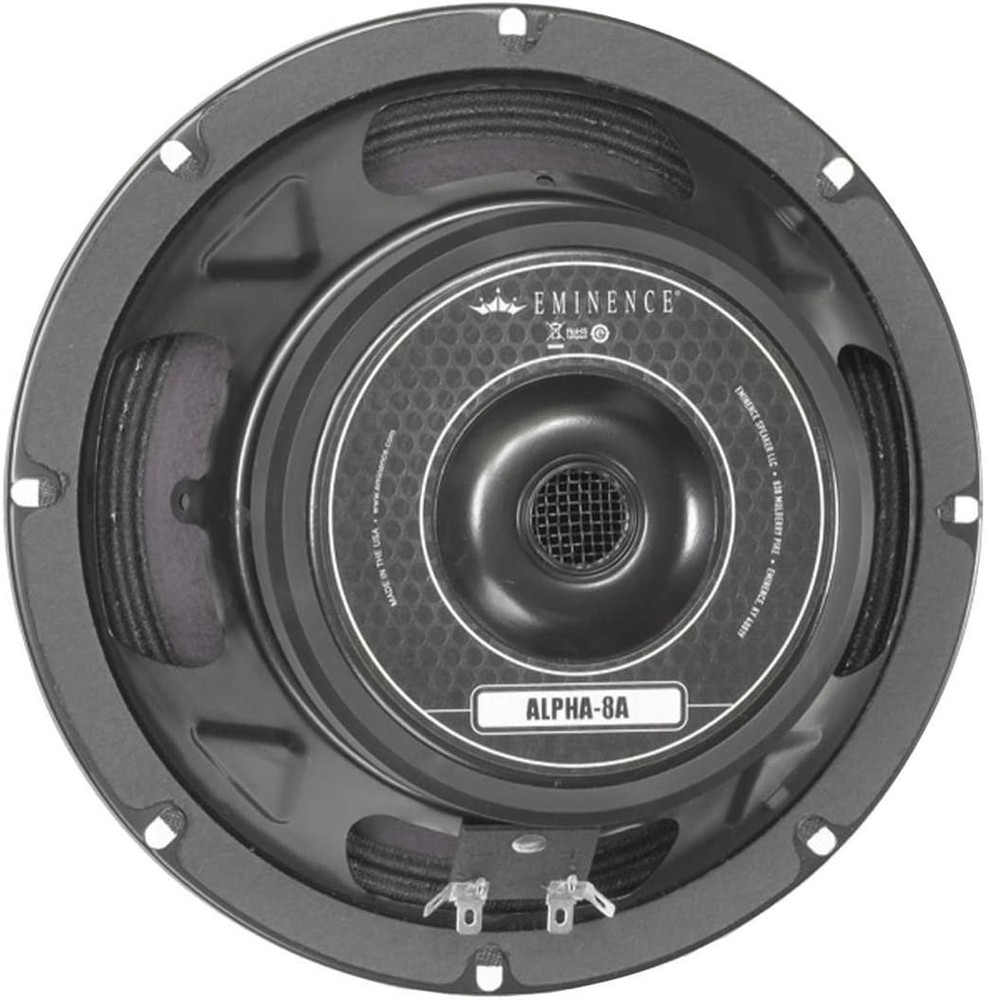 Eminence American Standard Alpha-8A 8″ Pro Audio Speaker, 125 8 Inch, Black