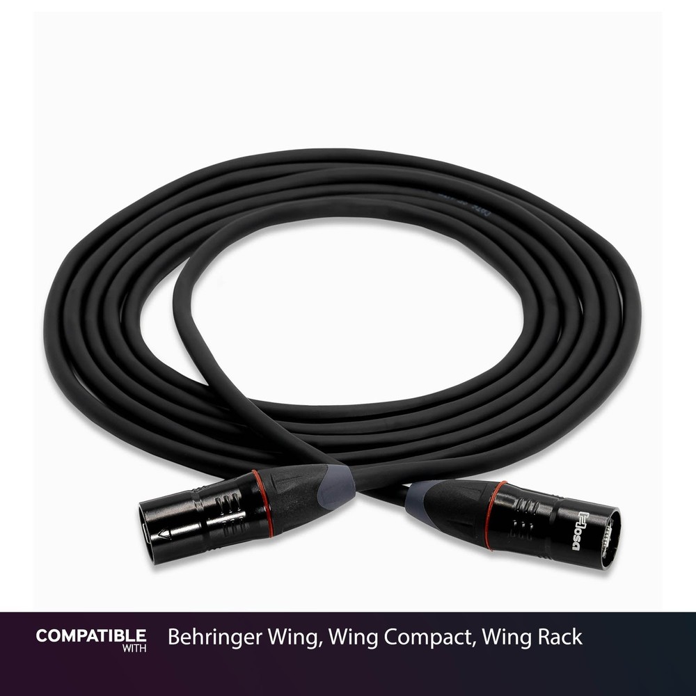 Hosa 10-foot EtherCON Cable for Behringer Wing, Wing Compact, Wing Rack