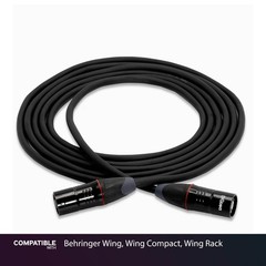 Hosa 10-foot EtherCON Cable for Behringer Wing, Wing Compact, Wing Rack