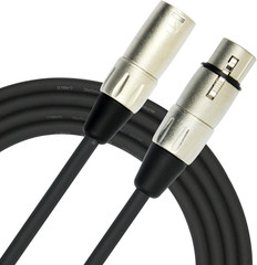 Cable MP-280-20/BK – 20 feet – XLR to XLR Microphone Cable Black PVC Jacket
