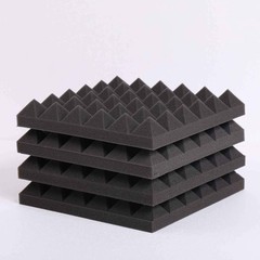 12~PACK 12″X12″X2″ Pyramid Acoustic Foam Panel Studio Soundproof Wall Tile
