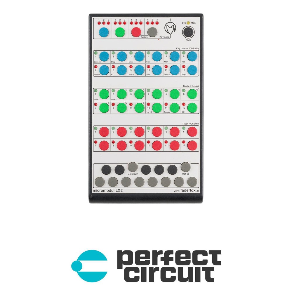 Faderfox LX2 Controller for Ableton Live DAW CONTROLLER – USED – PERFECT CIRCUIT