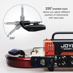 JOYO 2.4Ghz Wireless Guitar Bass System Transmitter Receiver 4 Channel
