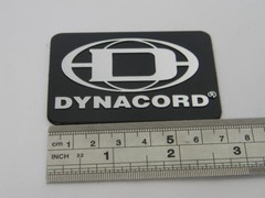 4pcs Replacement Dynarcord Badge Emblem Logo 70mm Aluminum Aftermarket