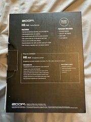 Zoom H6 Portable Digital Handy Recorder Six-Track Open Box Never Used