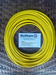 Gotham GAC-1 Unbalanced Instrument Cable- YELLOW -53 Feet
