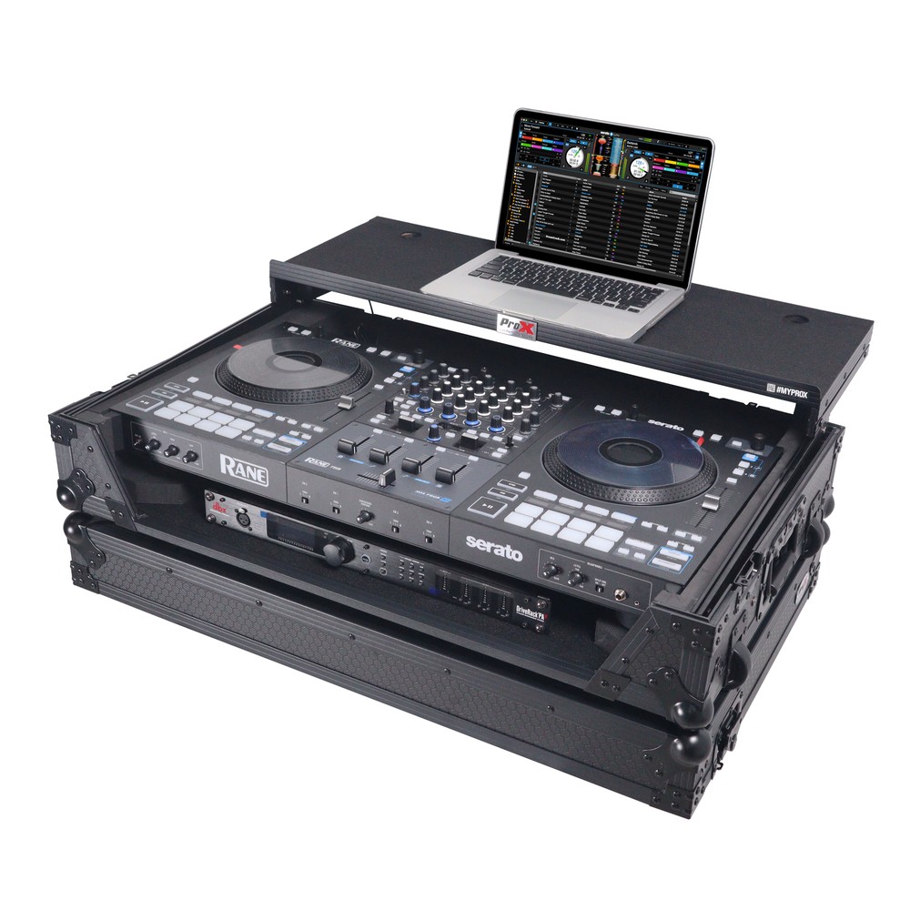 Pro X ATA Flight Style Road Case For RANE Four / PERFORMER w/ Laptop Shelf 1U