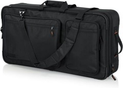 Gator Club Series DJ Backpack with Adjustable Interior and Bright Orange Lining