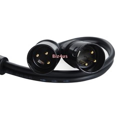 3-Pin XLR Female Jack to Dual 2 Male Plug Y Splitter Mic DJ Cable Adaptor 16AWG