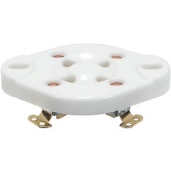 4-Pin Tube Socket Gold Plated Ceramic for 300B 811 2A3