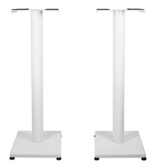 Pair 29” Steel White Stands For Paradigm PW 600 Bookshelf Speakers