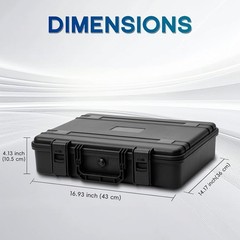 New Hard Shell Wireless Microphone Case Fits Shure BLX288 SM58 PG58 BETA58A Mic