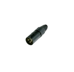 Neutrik NC3MX-B 3 Pole Male XLR Cable Connector