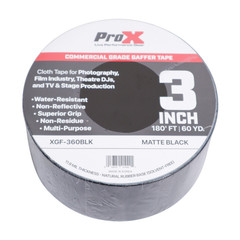 Pro X 3 Inch 180FT 60YD Matte White Commercial Grade Gaffer Tape Pros Choice Non