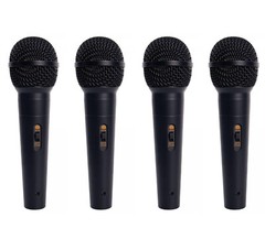 4 On-Stage AS400 Dynamic Handheld Mic w/ switch clip & carry bag Free Shipping!