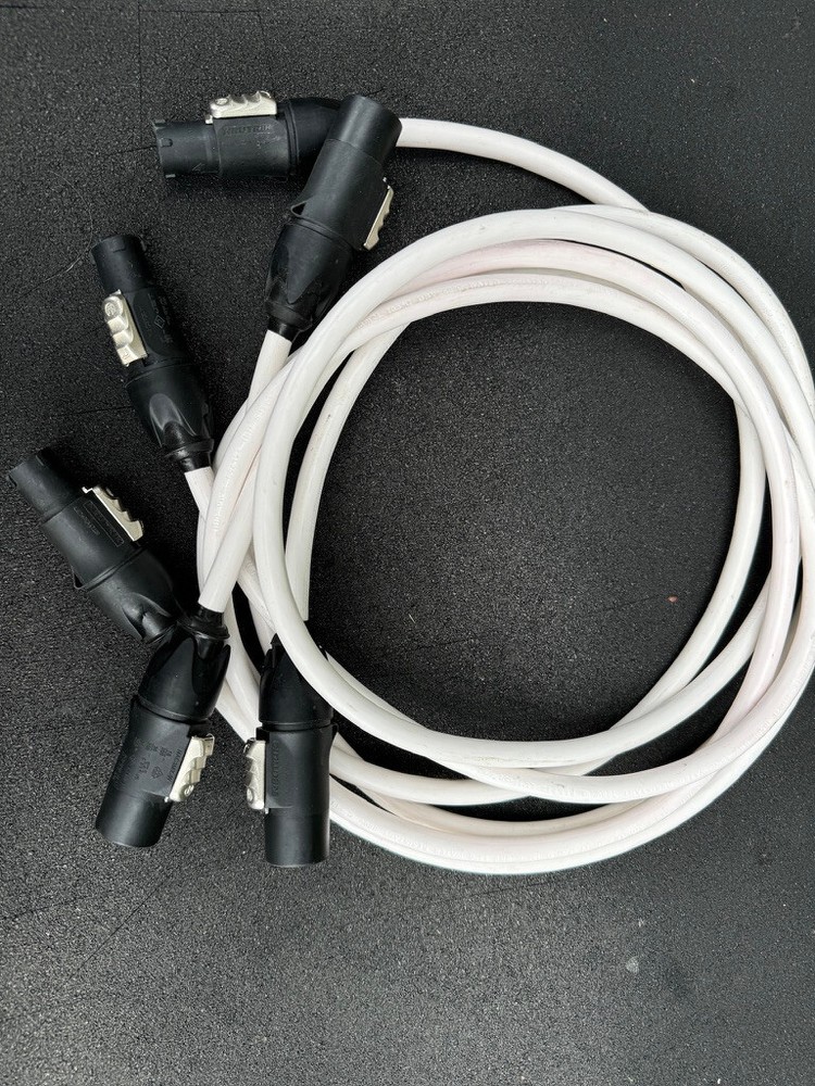 {6} Lot: Lex Powercon Type 5 Ft Extension Jumper Cable NEUTRIK PE700J 20A 250