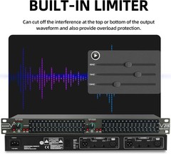 QST Graphic Equalizer 31-Band Stereo EQ for Home Audio Dual Channel Professional