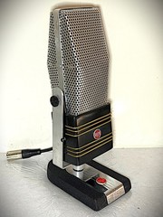 Super-Sized RCA 44 Working Replica Ribbon Microphone, one-of-a-kind, B I G !!