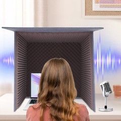 New Noise Reduction Dual Sound Insulation Desktop Soundproof Cover Lightweight