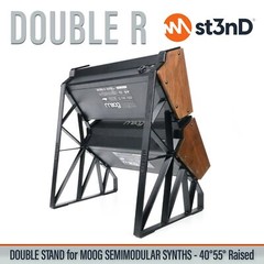 DOUBLE STAND for MOOG Semi-Modular Synths (40° and 55°) – Raised (by 75mm)