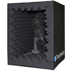 Portable Vocal Booth, Large Foldable Microphone Isolation Shield, Music Recor…