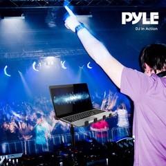 Pyle Portable Folding Laptop Stand – Standing Table with One Size, Black