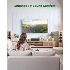 Acoustic Panels Sound Absorbing Wall Decor Peel Stick Home Office Studio New