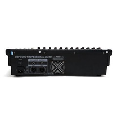 16DSP Power Mixer Professional Mixing Amplifier 12 CH w/ USB Slot TRS Bluetooth