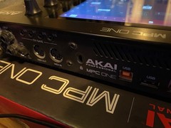 AKAI MPC One Black Standalone Sampler with Power Cable Open Box Beatbox Beats
