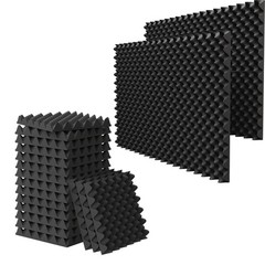 12 Pack 1.5″X12″X12″ Acoustic Foam, Sound Proof Egg Crate Foam(Most 12