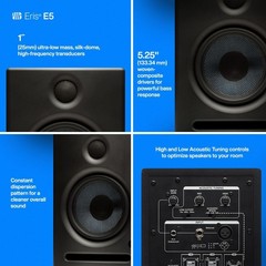Studio Monitor with Acoustic Controls**